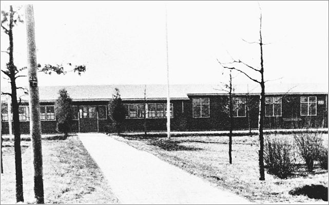 Westerbork, Holland, Barracks housing the camp command